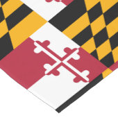 Dynamische maryland State Flag Graphic op a Korte Tafelloper (Hoek)
