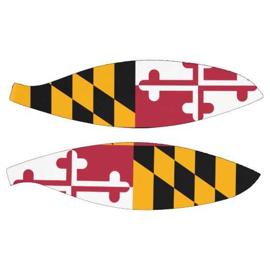 Dynamische maryland State Flag Graphic op a Mini Basketbal (Panelen)