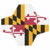 Dynamische maryland State Flag Graphic op a Voetbal (Enkel)