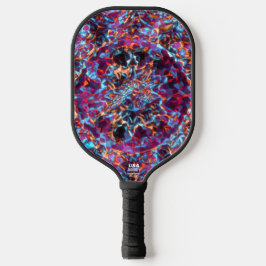 Dynamische Meerkleurige Abstracte Kosmische Textuu Pickleball Paddle