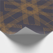 Dynamische, moderne, koele, abstracte lijnpatroonk cadeaupapier (Hoek)