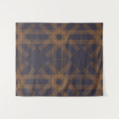 Dynamische, moderne, koele, abstracte lijnpatroonk wandkleed (Voorkant (horizontaal))