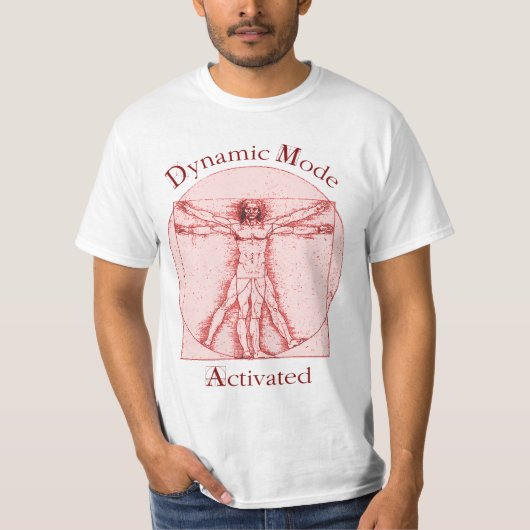 Dynamische modus t-shirt (Voorkant)