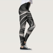 "DYNAMISCHE MOIRÉ PATRONEN" LEGGINGS (Rechts)