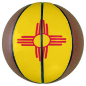 Dynamische Nieuwe Vlag van de Staat Mexico Grafisc Basketbal (Verticaal)