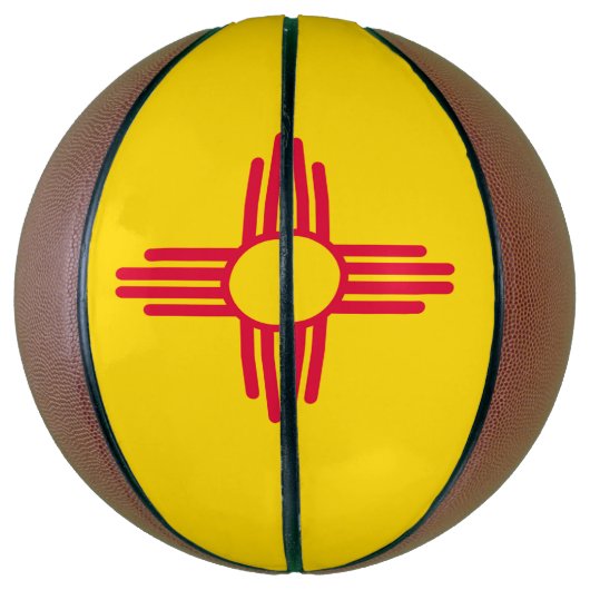 Dynamische Nieuwe Vlag van de Staat Mexico Grafisc Basketbal (Verticaal)