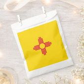 Dynamische Nieuwe Vlag van de Staat Mexico Grafisc Bedankzakje (Geknipt)