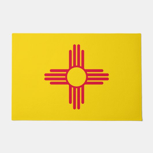 Dynamische Nieuwe Vlag van de Staat Mexico Grafisc Deurmat (Voorkant)
