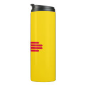 Dynamische Nieuwe Vlag van de Staat Mexico Grafisc Thermosbeker (Geroteerd rechts)