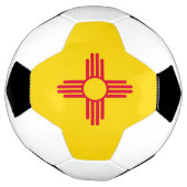 Dynamische Nieuwe Vlag van de Staat Mexico Grafisc Voetbal (Gedraaid)