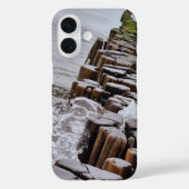 Dynamische Ocean Wave Seawall iPhone Case (Achterkant)