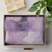 Dynamische Paarse perzik & gouden Waterverf Tissuepapier (Geschenk)