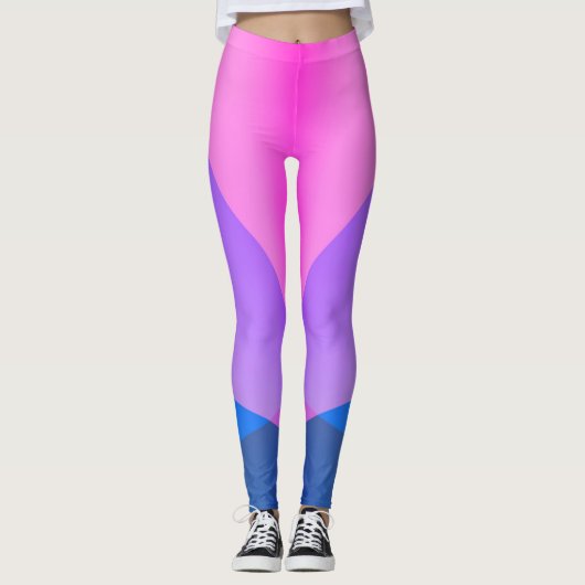 Dynamische Prints Leggings (Voorkant)