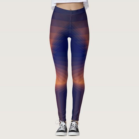Dynamische Prints Leggings (Voorkant)