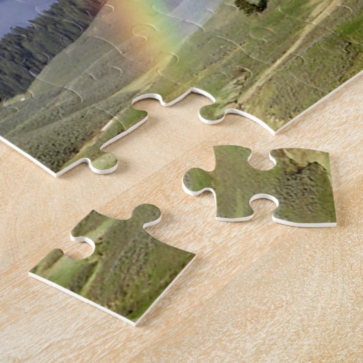 Dynamische regenboog legpuzzel (Zijkant)