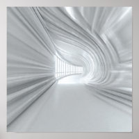 Dynamische Rimpelende Tunnel Optische Illusie Kuns