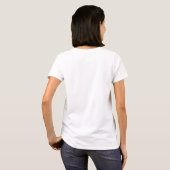 Dynamische Rode BRUNCH TIJD 3D Tekst Kunst T-shirt (Achterkant volledig)