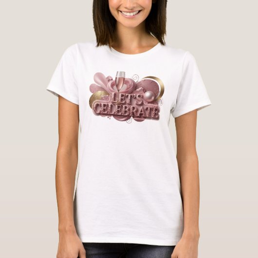Dynamische Rode LEEF ONZE FEEST T-shirt (Voorkant)
