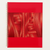 Dynamische rode spierstructuur Abstract. Planner (Voorkant)