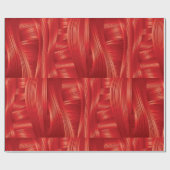Dynamische rode spiertextuur Abstract Cadeaupapier (Vlak)
