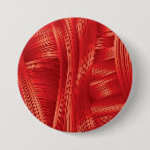 Dynamische rode spiertextuur Abstract Ronde Button 7,6 Cm (Voorkant)