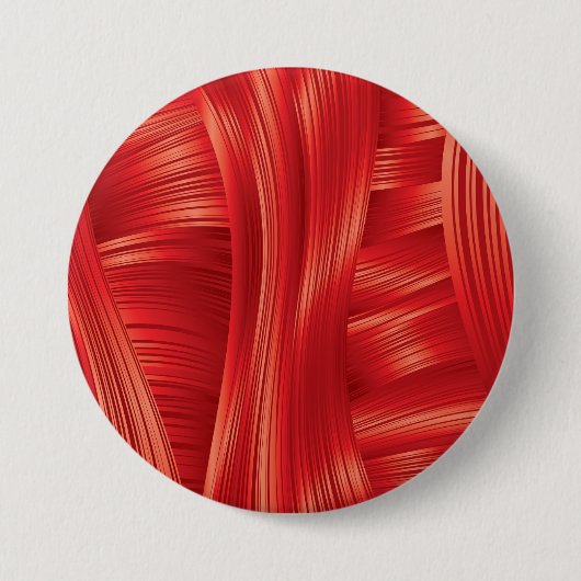 Dynamische rode spiertextuur Abstract Ronde Button 7,6 Cm (Voorkant)