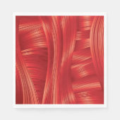 Dynamische rode spiertextuur Abstract Servet (Voorkant)