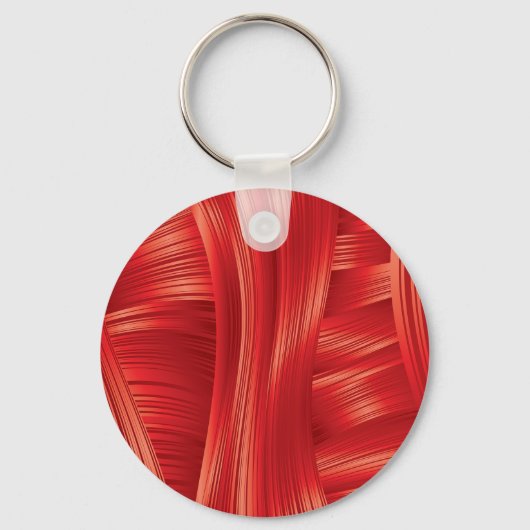 Dynamische rode spiertextuur Abstract Sleutelhanger (Voorkant)