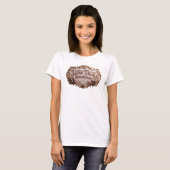 Dynamische Roze LESS TALK MORE BOTTLES Slogan T-sh T-shirt (Voorkant volledig)