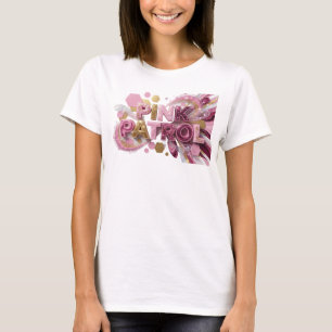 Dynamische Roze PINK PATROL Print T-shirt