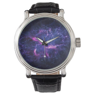 Dynamische ruimte nevel kosmisch beeld horloge