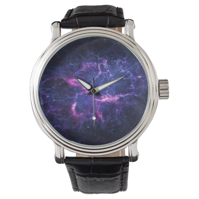 Dynamische ruimte nevel kosmisch beeld horloge (Voorkant)