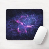Dynamische ruimte nevel kosmisch beeld muismat (Met muis)