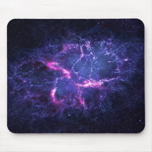 Dynamische ruimte nevel kosmisch beeld muismat (Voorkant)