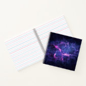 Dynamische ruimte nevel kosmisch beeld notitieboek (Binnen)