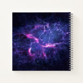 Dynamische ruimte nevel kosmisch beeld notitieboek (Achterkant)