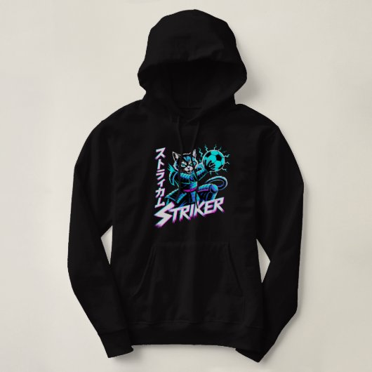 Dynamische Samurai Kat Vrouwen - Voor Anime & Kat Hoodie (Design voorkant)