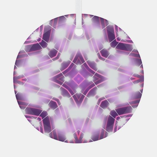 Dynamische schijnwerpers achtergrond textuur glas ornament (Voorkant)