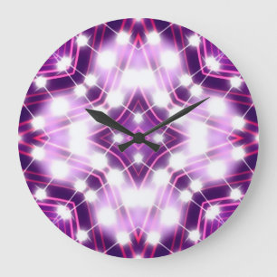 Dynamische schijnwerpers achtergrond textuur grote klok