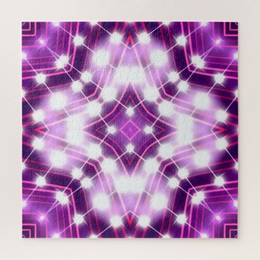 Dynamische schijnwerpers achtergrond textuur legpuzzel (Verticaal)
