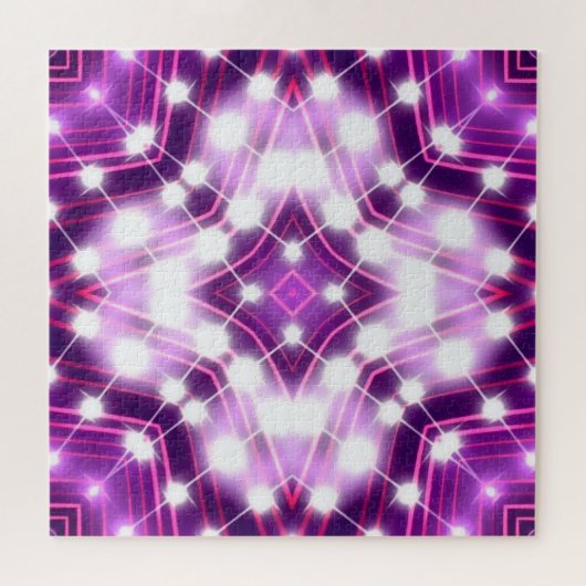 Dynamische schijnwerpers achtergrond textuur legpuzzel (Horizontaal)