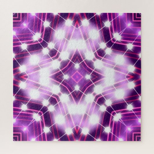 Dynamische schijnwerpers achtergrond textuur legpuzzel (Verticaal)