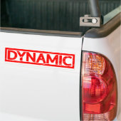 Dynamische stempel bumpersticker (Op Truck)