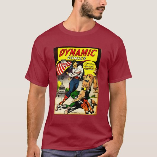 Dynamische strips #1 Grote Overwinning uit het Gou T-shirt (Voorkant)