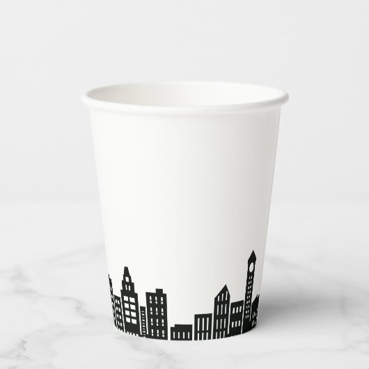 Dynamische Superhero 5e Verjaardag Papieren Bekers (Achterkant)