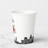 Dynamische Superhero 5e Verjaardag Papieren Bekers (Links)