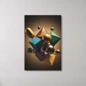 dynamische symmetrie canvas afdruk (Voorkant)