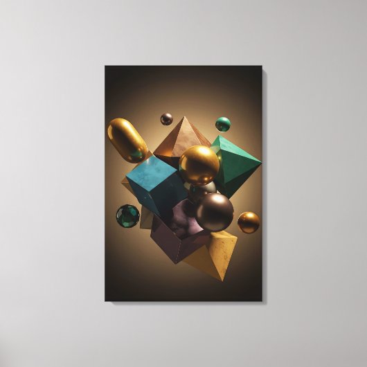 dynamische symmetrie canvas afdruk (Voorkant)