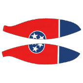 Dynamische Tennessee State Flag Graphic op a Basketbal (Panelen)