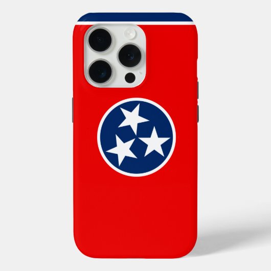 Dynamische Tennessee State Flag Graphic op a Case-Mate iPhone Case (Achterkant)
